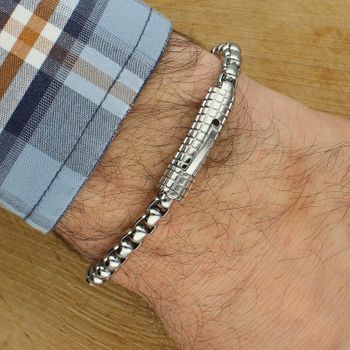 Męska bransoletka Nomination Manvision 133023 003 – stal nierdzewna, centralne zapięcied (2).jpg